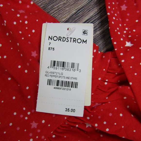 Tucker + Tate NEW Girls Size 7 Red Long Sleeve Dress - Picture 2 of 5